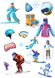 拔了个罐滑雪服(图1)